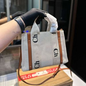 Torba designerska damska ramię na duża pojemność Tote Casual Canvas skórzana łańcuch plażowy crossbody