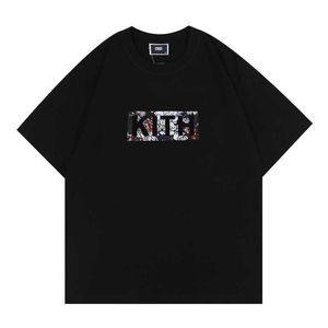 Designer Fashion Brand Kitt Floral Classic Box Tee Print T-shirt Mens and Womens Large Short Sleeve