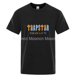 Män Trapstar T-shirt Tracksuit Top Designer Populära mode High Street Cotton Short Sleeve T-shirt Sweatshirt Jumper andningsbar för män och kvinnor