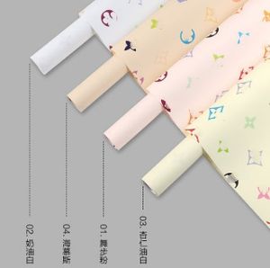 Qixi novo papel hera colorido à prova d'água, papel ouya, caixa de presente floral, presente, flor, papel de embrulho, top all-match