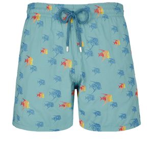 Vilebre Pantaloncini da uomo Bermuda Pantaloncini Boardshorts UOMO SWIM SHORTS TORTUES MULTICOLORES Trunks Uomo Surfwear Bermuda Beach Short Turtles Estate 89536