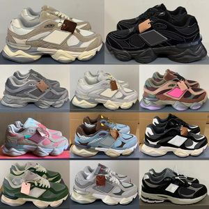 Neue lässige Designerschuhe 9060 Männer Frauen Sneaker Meersalz Triple Schwarze Regenwolke grau Arbeitspeur