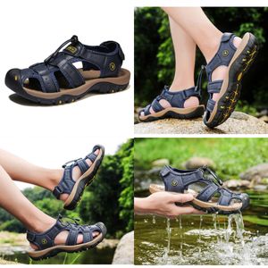 NOVAS Modas Sandálias Esportivas ao ar livre verão moda casual tendência sandálias para homens Chinelo GAI