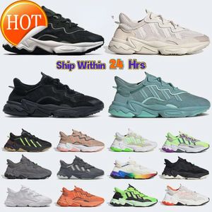 Adiciona 2024 sapatos casuais ozweego trilhas halloween retro brancas homens tênis multi preto roxo cinza vela bege sports esportes clássicos og