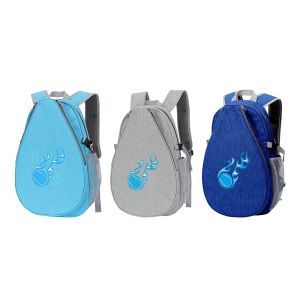 Bolsas de tênis Backpack Multifuncional Bolsa de tênis grande para pás de pickleball, raquete de abóbora, bolas e outros acessórios