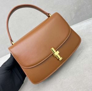 The Row Sofia Calf Top Handle Bag Handtasche 2023 Fashion Luxury Designer Handtaschen Schwarz Braun Geldbörse Handtaschen Mainstream Bag N8AW