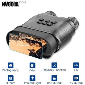 Av Trail Kameraları Ziyouhu Kızılötesi Gece Görme Cihazı 8x Zoom Dürbünler Günü İkili Kullanım Dijital Gece Görüntüleyicisi Avlanmak İçin Vahşi Kamera Q240321