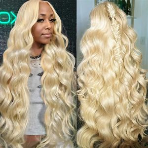 613 Hd Lace Frontal Wig Brazilian 13x6 13x4 Lace Human Hair Wigs Honey Blonde Body Wave Transparent Lace Front Wigs for Women