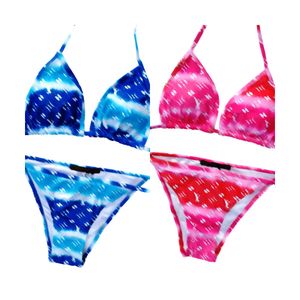 Mulheres Designer Swimsuits Summer Summer Sexy Mulher Bikinis Letters Fashion Prind Swimwear