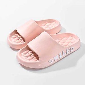 Slippers Cloud Women Thick Sole For Men Summer Beach Slides Bath Anti-Slip Home Slipper Soft Sandals Fashion Flip-Flops01 H240322