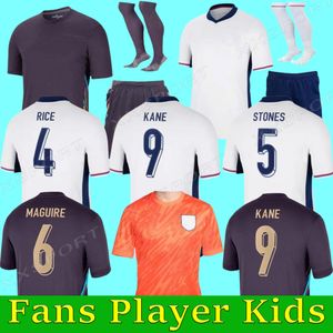 2024 EngLands Fußballtrikots KANE SAKA FODEN BELLINGHAM RASHFORD STERLING GREALISH Nationalmannschaft 2023 24 Fußball Herren und Kinder Spieler Fans Version Shirt Kits Erwachsener