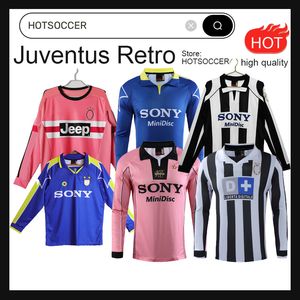 Juventus Retro DEL PIERO Conte soccers Long sleeved Buffon PIRLO INZAGHI 84 85 94 95 96 97 98 99 02 03 04 05 11 12 15 16 ZIDANE Ancient maillot DAVIDS Conte shirts hotsoccer