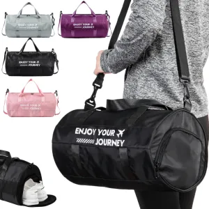 Taschen große Kapazitäts -Fitness -Tasche mit Schuhfach fasse Tasche wasserdichte Reisehandtasche für Männer Frauen Sport Fitness Bag Duffel Bag