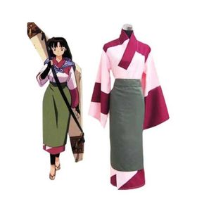 Cosplay Anime Kostüme Japanischer Inuyasha Sango Kimono Rollenspielkostüme für japanische Inuyasha Sango Kimono MädchenC24321