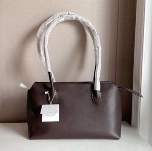 A linha saco grande capacidade bolsa parque tote luxo feminino designer camdem alça de ombro plana fechamento terrasse bolsa