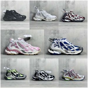 Factory direct sale Designers Casual Shoes Tess s Sneakers Men Women Triple White Black Pink Grey Beige Orange Blue Platform Tracks 3 18ss Sport Sneaker 36-45