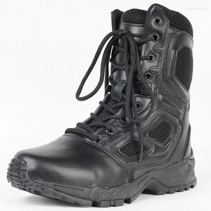 Fitness Shoes Men Military Tactical Combat Boots Waterproof Breathable Light Outdoor Sports Training Climbing Hiking Trekking Desert