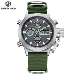 Top Brand GOLDENHOUR Tendenza moda Orologio da uomo Relogio Hombre Automatico Sport Uomo Orologi Militari Orologi maschili Relogio Masculino3000