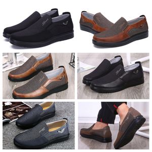 Buty Gai Sneaker Sport Cloth Men Single Business Low Top Shoe Casual Sofe Sole Kcieki Flats Soled Men Shoe Black Comfort Miękkie rozmiary 38-50