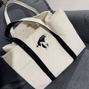 Designer-Einkaufstaschen, große Kapazität, Canvas-Tragetaschen, lässige One-Shoulder-Handtaschen