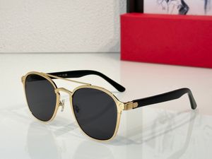 Óculos de sol de designer para homens e mulheres 0012 moda verão acetato templos estilo de viagem uv400 anti-ultravioleta retro oval metal quadro completo óculos caixa aleatória