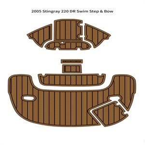 ZY 2005 Stingray 220 Dr Swim Platform Step Pad Boat Eva Foam Teak Deck Floor Mat Self backing Ahesive Seadek GatorStep Style Floor
