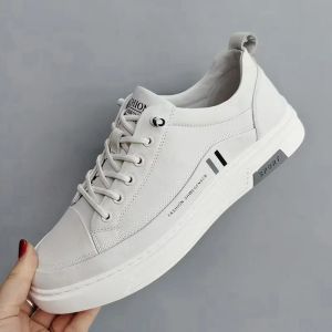 Sapatos outono de couro pu de couro casual sapatos de tênis de tênis leves tênis de tênis de tênis de tênis de tênis de tênis macho macho machos brancos