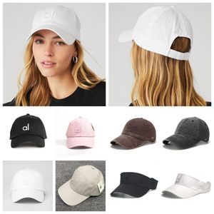 Designer Cap Ball Cap Yoga Baseball Hat Fashion Summer Women Versatile Outdoors Cap Head Surround Show Face Liten Sunvisor Hat Wear Duck Tongue Hat for Travel