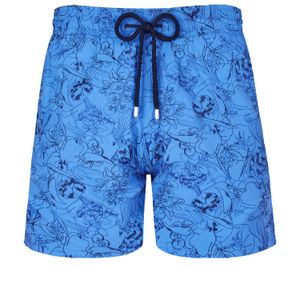 Vilebre Pantaloncini da uomo Bermuda Pantaloncini Boardshorts UOMO SWIM SHORTS TORTUES MULTICOLORES Trunks Uomo Surfwear Bermuda Beach Short Turtles Estate 89535