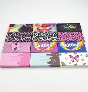 Leopard Eyelash Package Boxes Butterfly Printing False Eyelashes Packaging Rectangular Empty Eyelash Box Case Lashes Box Packaging7257366