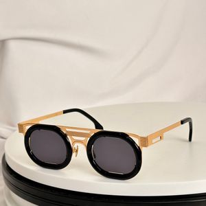 Круглые солнцезащитные очки в стиле ретро, золотые, черные/темно-серые линзы для мужчин и женщин, летние солнцезащитные очки, солнцезащитные очки Lunettes de Soleil, очки Occhiali da Sole UV400, очки