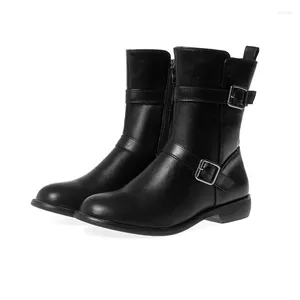 Botas tamanho grande 9 10 11-15 mulheres sapatos tornozelo para senhoras mulher inverno metal decorativo mesa impermeável