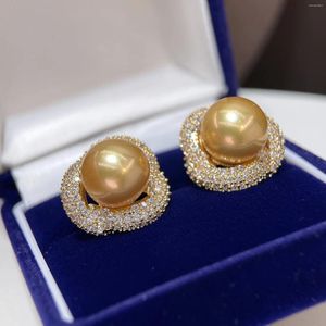 Stud Earrings Huge Gorgeous REAL NATURE 8-9mm 9-10mm 10-11mm South Sea Round Pearl