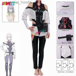 cosplay Anime Costumes ANIMECC Lucy role-playing comes with wigs tattoos stickers shoes anime online punk role-playing jumpsuits Halloween partiesC24321