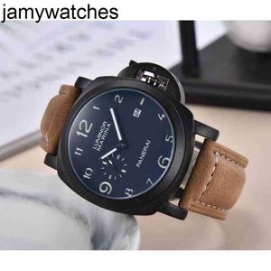 Men's Panerass Watches Luxury Fashion Watch Men Marina Leather Calendar for Gentleman Ccni Wristwatch Style