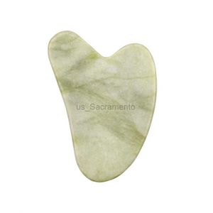 Massaggiatore viso Pietra naturale Guasha Macchina per massaggio alla giada Macchina per massaggio viso e collo Strumento per la bellezza del viso Guasha Board Cura della pelle Terapia fisica SPA 240321