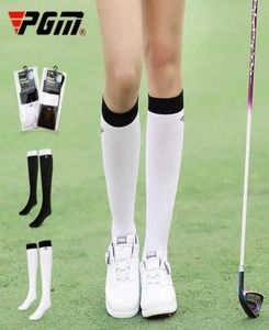 Pgm Golf Socks Women Running Stockings Girls Soft Breathable Sports Socks Over Knee High Stocking Tennis Fitness Bicycle WZ012 H091395170