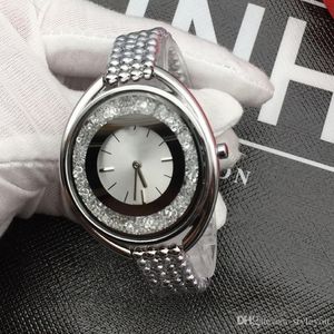 새로운 패션 스타일의 여성 시계 전체 다이아몬드 레이디 스틸 체인 손목 시계 고급 쿼츠 시계 고품질 레저 패션 디자이너 W192c