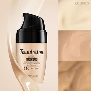 Trwałe twarz Foundation Cream Waterproof Concoreer Płyn nawet odcień skóry Profesjonalne matowe makijaż kosmetyki Maquiagem 240320