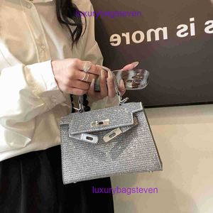Hremms Birkks High -End -Designer -Einkaufstaschen für Frauen Neue Mode -Umhängetasche Mode und fortgeschrittene Handheld -vielseitige Crossbody Small Square Original 1: 1 Logo
