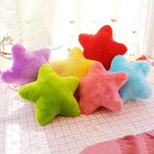 Pillow Lovely Star Plush Homes Decoration Yellow Pink Red Sofa Ornaments Soft Bedroom Sleeping Throw S Gift