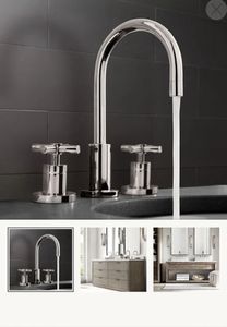 Restaurering hårdvara Sutton Satin Nickel Cross-Handle 8 