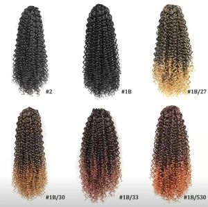 Peruca feminina pequeno rabo de cavalo encaracolado brasileiro 100% cabelo humano rabo de cavalo afro kinky encaracolado 16 polegadas onda corporal reta cabelo virgem cor nautral rabo de cavalo ondas profundas