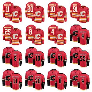 Flame Männer Frauen Jugend Chris Tanev Mikael Backlund Nazem Kadri Jonathan Huberdeau Jacob Markstrom Blake Coleman Nazem Kadri Home Hockey Trikot