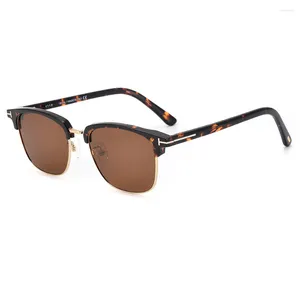 Okulary przeciwsłoneczne 2024 Kobiety luksus dla mężczyzn samochodem modowe Designed Designer Vintage Motocross TF5683-B okulary przeciwsłoneczne