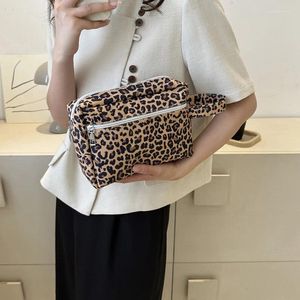 Cosmetic Bags Leopard Print Hand Carry Women Portable Out Make Up Storage Bag Makeup Case Organizer Travel Beauty Toiletry
