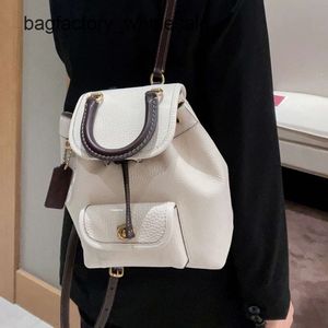 카운터 고품질 고급 폭발성 어깨 패션 가방 여성 New Riya Backpack 미니 향기로운 파란색 플랩 드로 스트링 작은 책 가방 가방