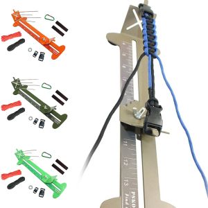 Paracord metal paracord pulseira fabricante gabarito trança tricô fazendo ferramenta de artesanato diy