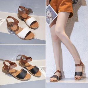 Sandalen Sandalen Frauen 2023 Sommer elegante Frauenschuhe mit niedrigen Absätzen Replik Casual Sneakers Weiße Absatz billige Produkte und kostenloser Versand