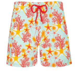 Vilebre Pantaloncini da uomo Bermuda Pantaloncini Boardshorts UOMO SWIM SHORTS TORTUES MULTICOLORES Trunks Uomo Surfwear Bermuda Beach Short Turtles Estate 89570